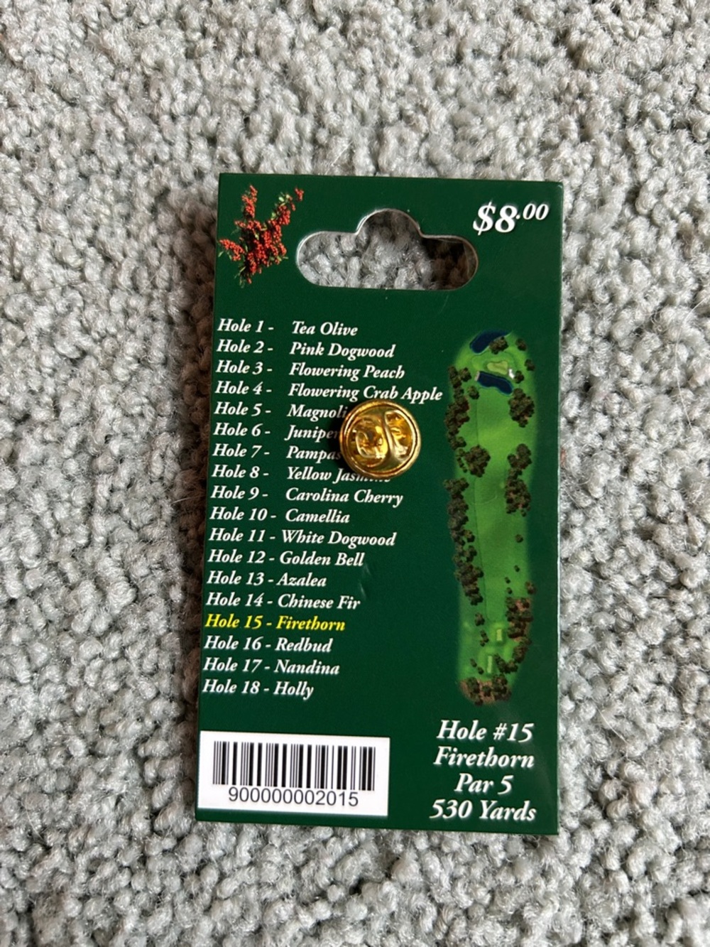 Masters 2015 Commemorative Pin - Picture 2 of 2